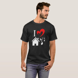 I Liebe House Music heart music Valentinstag T-Shirt