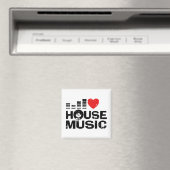 I Liebe House Music Magnet (In Situ (Geschirrspüler))