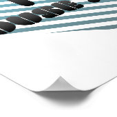 I Liebe House Music Poster (Ecke)