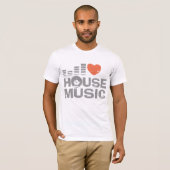 I Liebe House Music T-Shirt (Vorne ganz)