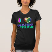 I Liebe House Music T-Shirt (Vorderseite)