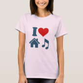 I Liebe House Music Women's T - Shirt (Vorderseite)