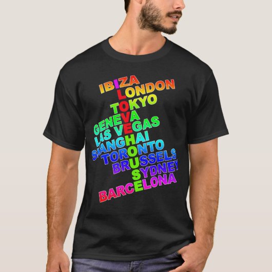 I Liebe House Worldwide T-Shirt (Vorderseite)