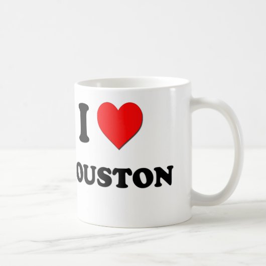I Liebe Houston Kaffeetasse (Rechts)