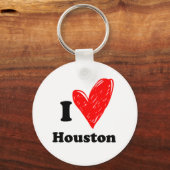 I Liebe Houston Schlüsselanhänger (Vorderseite)