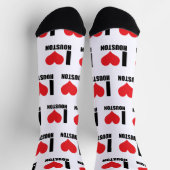 I Liebe Houston Socken (Oben)
