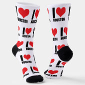 I Liebe Houston Socken (Gewinkelt)