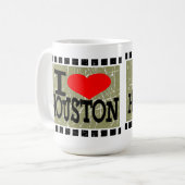 I Liebe Houston - Tasse (Vorderseite Links)