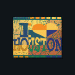 I Liebe Houston und Pop Art Vintag Leinwanddruck<br><div class="desc">I Liebe Houston und Pop Art Vintag</div>