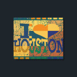 I Liebe Houston und Pop Art Vintag Leinwanddruck<br><div class="desc">I Liebe Houston und Pop Art Vintag</div>