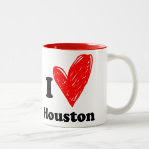 I Liebe Houston Zweifarbige Tasse