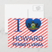 I Liebe Howard, PA Postkarte (Vorne/Hinten)