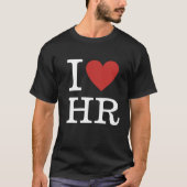 I ❤️ Liebe HR (für Arbeitnehmer) KUNSTBAR T-Shirt (Vorderseite)