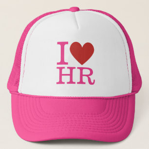 I ❤️ Liebe HR (HR-Dept.) PERSONALISIERBAR Truckerkappe