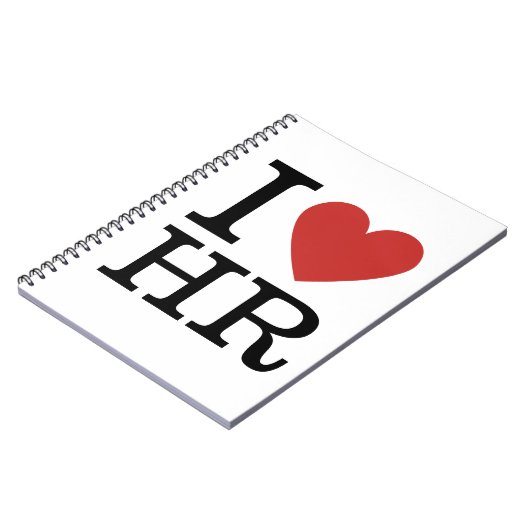 I ❤️ Liebe HR - Personalabteilung/Personal - Noteb Notizblock (Linke Seite)