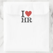 I ❤️ Liebe HR - Personalabteilung - STICKERS (Tasche)