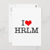 I LIEBE HRLM POSTKARTE (Vorne/Hinten)
