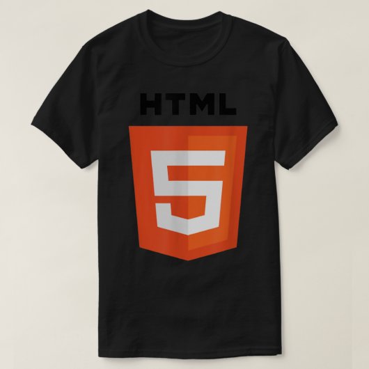 I Liebe HTML5 T-Shirt (Design vorne)