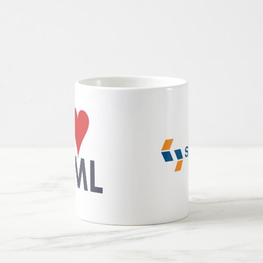 I Liebe HTML - sitepoint.com Kaffeetasse (Mittel)