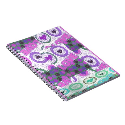 I Liebe hübsch Notizblock (Rechte Seite)