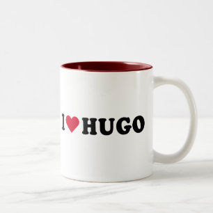 I LIEBE HUGO ZWEIFARBIGE TASSE