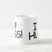 I Liebe Hugs Tasse (Mittel)