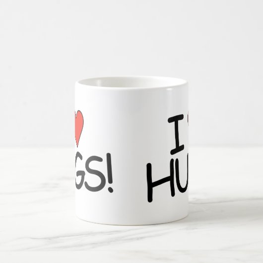 I Liebe Hugs Tasse (Mittel)