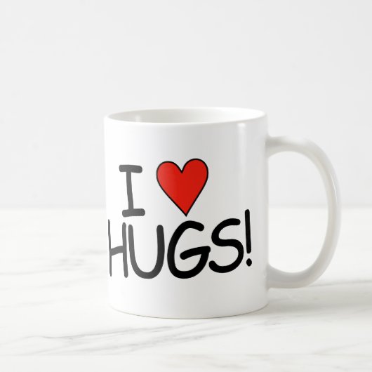 I Liebe Hugs Tasse (Rechts)