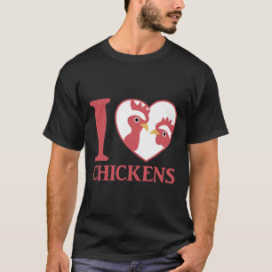 I Liebe Hühner Cu T-Shirt