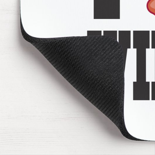 I Liebe-Hühnerflügel Mousepad (Ecke)