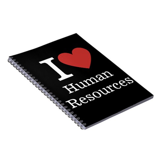 I. ❤️ Liebe Human Resources NOTEBOOK Notizblock (Rechte Seite)