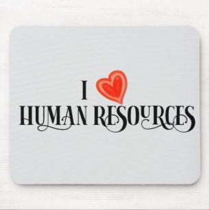 I Liebe Human Resources Personalabteilung Mousepad