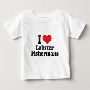 I Liebe-Hummer Fishermans Baby T-shirt