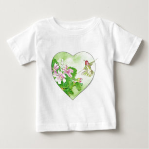 I Liebe Hummingbirds, Vogelsammlung Baby T-shirt