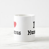 I Liebe Hummus T - Shirt Kaffeetasse (Mittel)