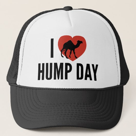 I Liebe Hump Day Truckerkappe (Vorderseite)