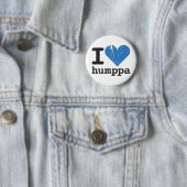 I Liebe Humppa Blau-Knopf Button (Beispiel)