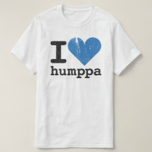 I Liebe Humppa blauer Wert-T - Shirt