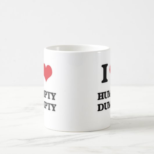 I Liebe Humpty Dumpty Kaffeetasse (Mittel)