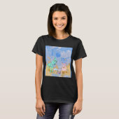 I Liebe Hunde Chiffon Top (Vorne ganz)