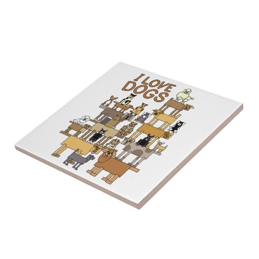 I LIEBE-HUNDE FLIESE (Seite)