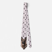 I Liebe Hunde German Shepherd Neck Tie Krawatte (Vorderseite)