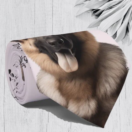 I Liebe Hunde German Shepherd Neck Tie Krawatte
