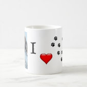 I Liebe Hunde Kaffee Tasse (Mittel)
