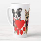 I Liebe Hunde Milchtasse (Linke Ecke)