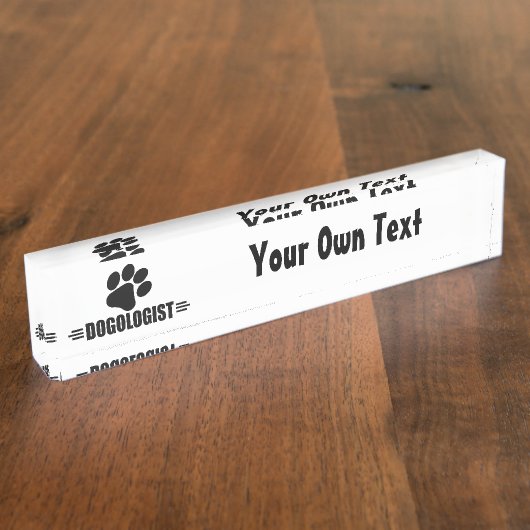 I LIEBE Hunde Namensplakette (Seite)