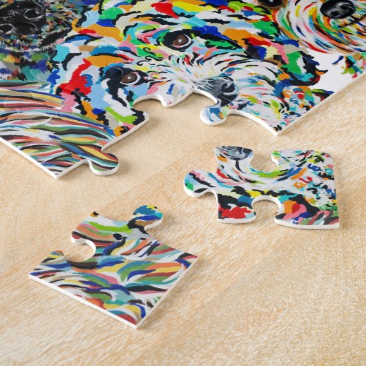 I Liebe Hunde Puzzle (Seite)