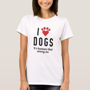 I Liebe Hunde T-Shirt