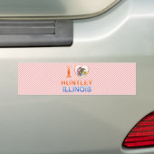 I Liebe Huntley, IL Autoaufkleber (Auf Auto)