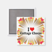 I Liebe Hütte Käse Magnet (Vorderseite/Rückseite)
